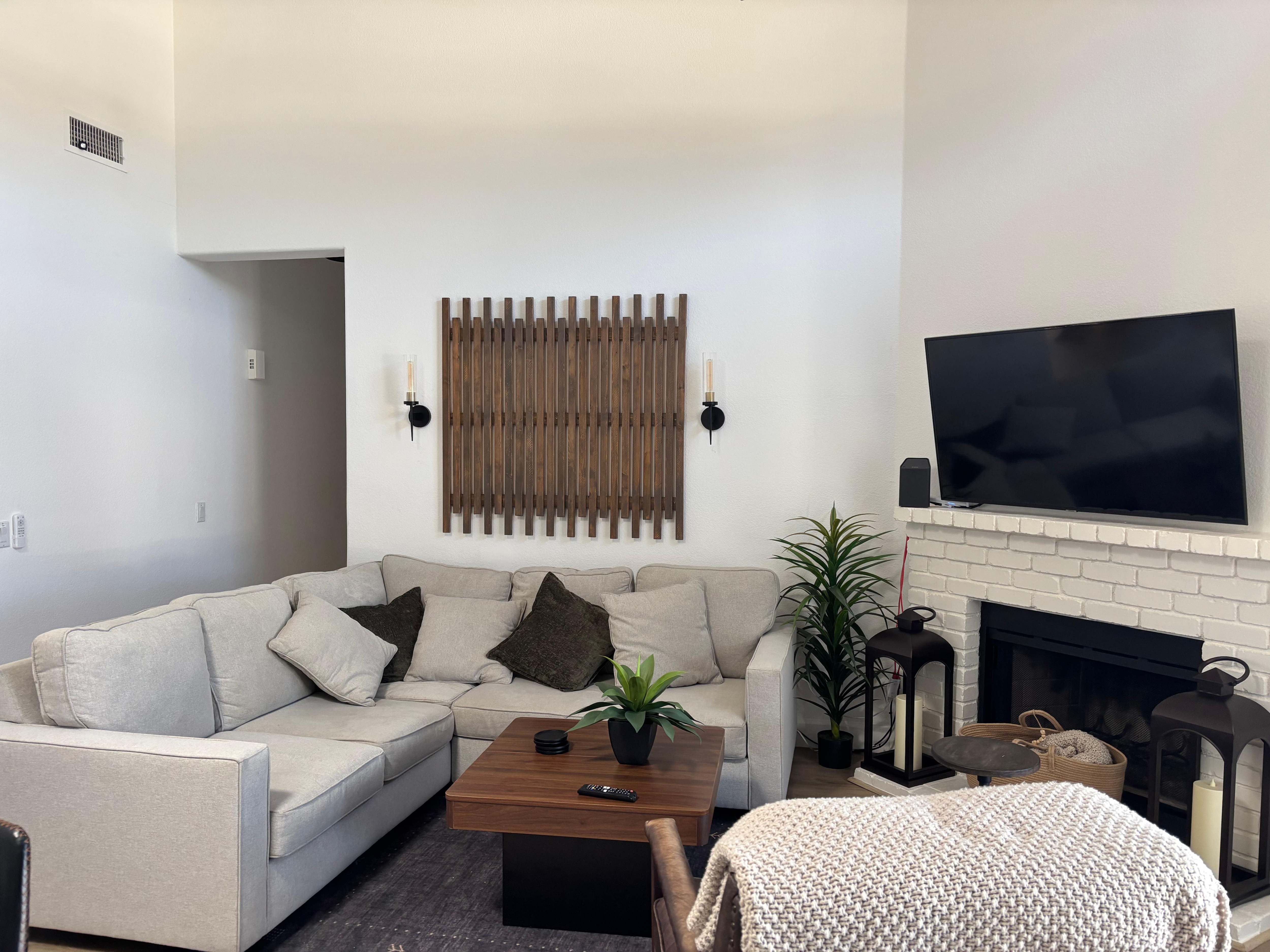 Living room area was great. 