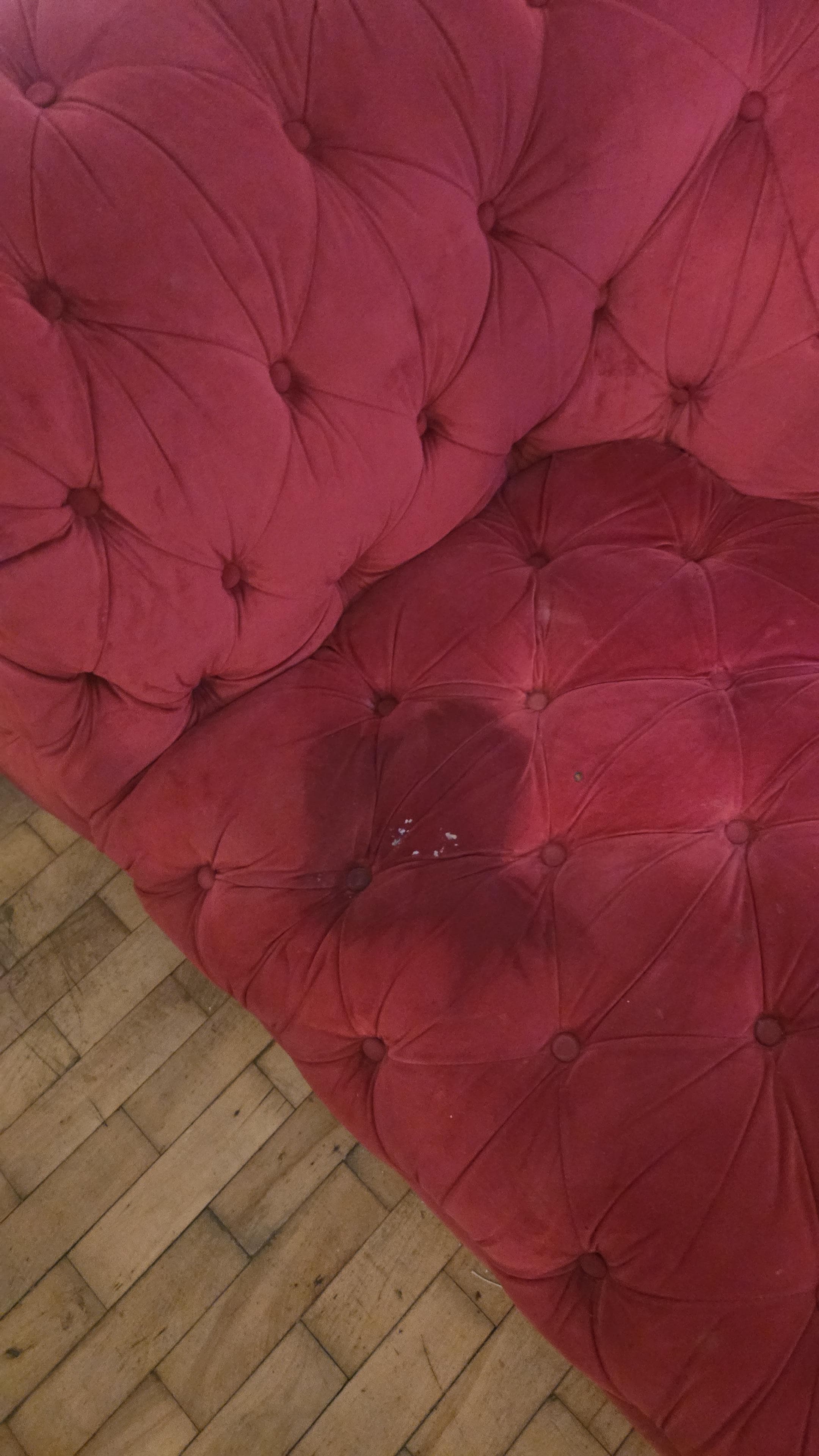 Welcoming wet and dirty patches on only soft seating