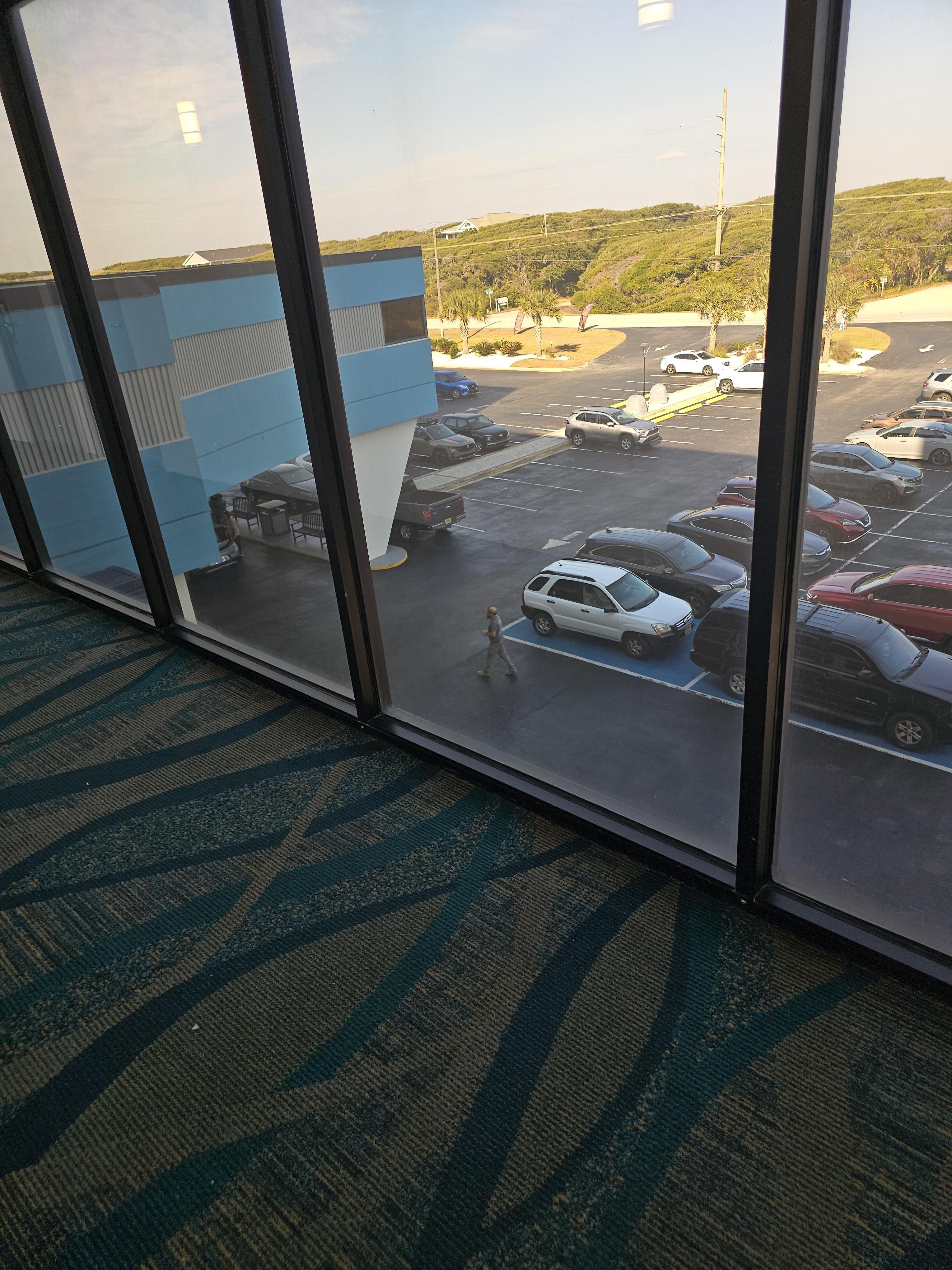 Front view from room 