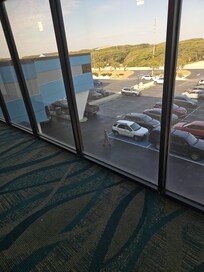 Front view from room