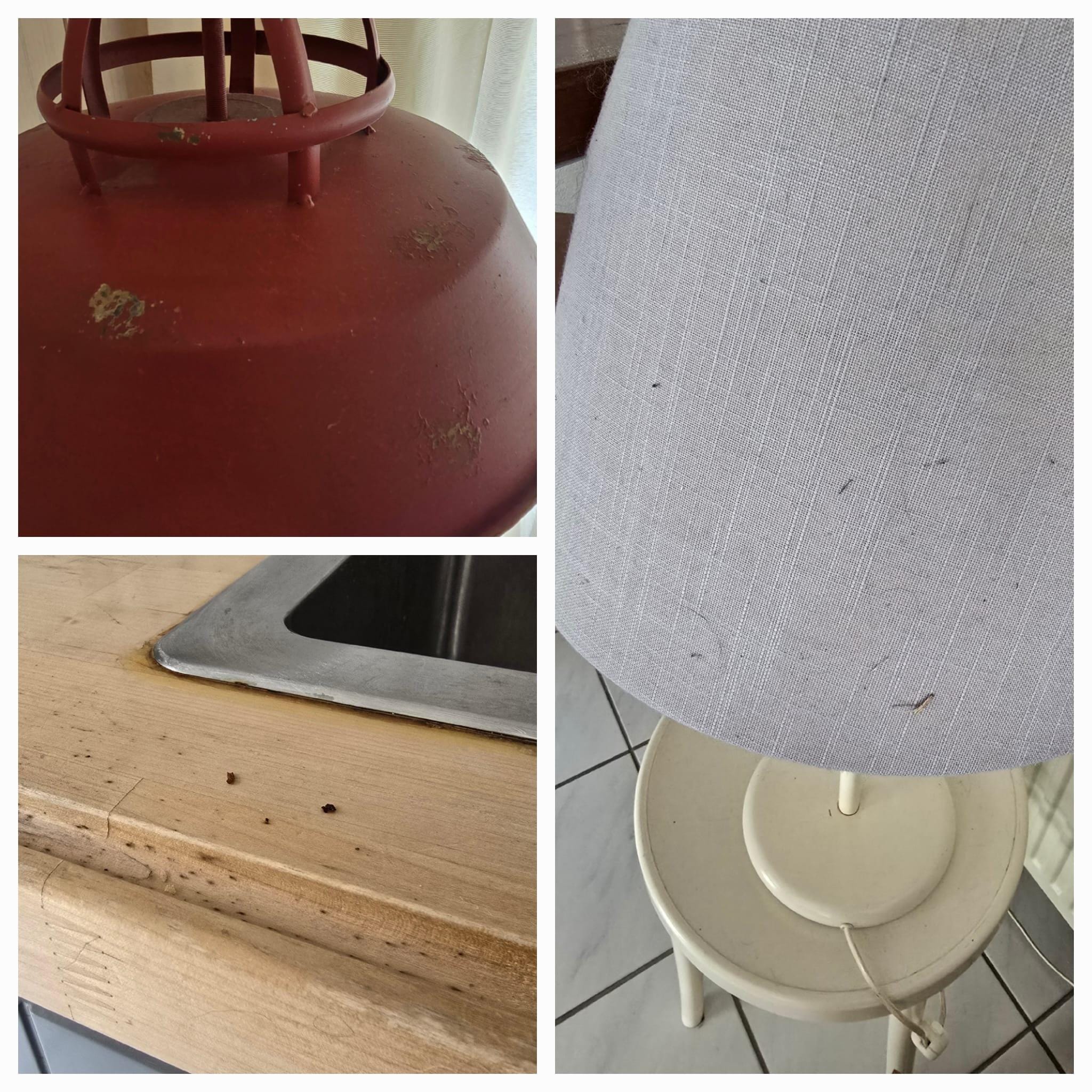 Staub, Küche, Wohnzimmer