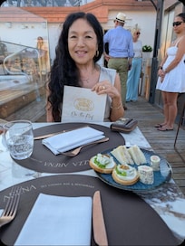 at the rooftop bar. Excellent aperitivo!