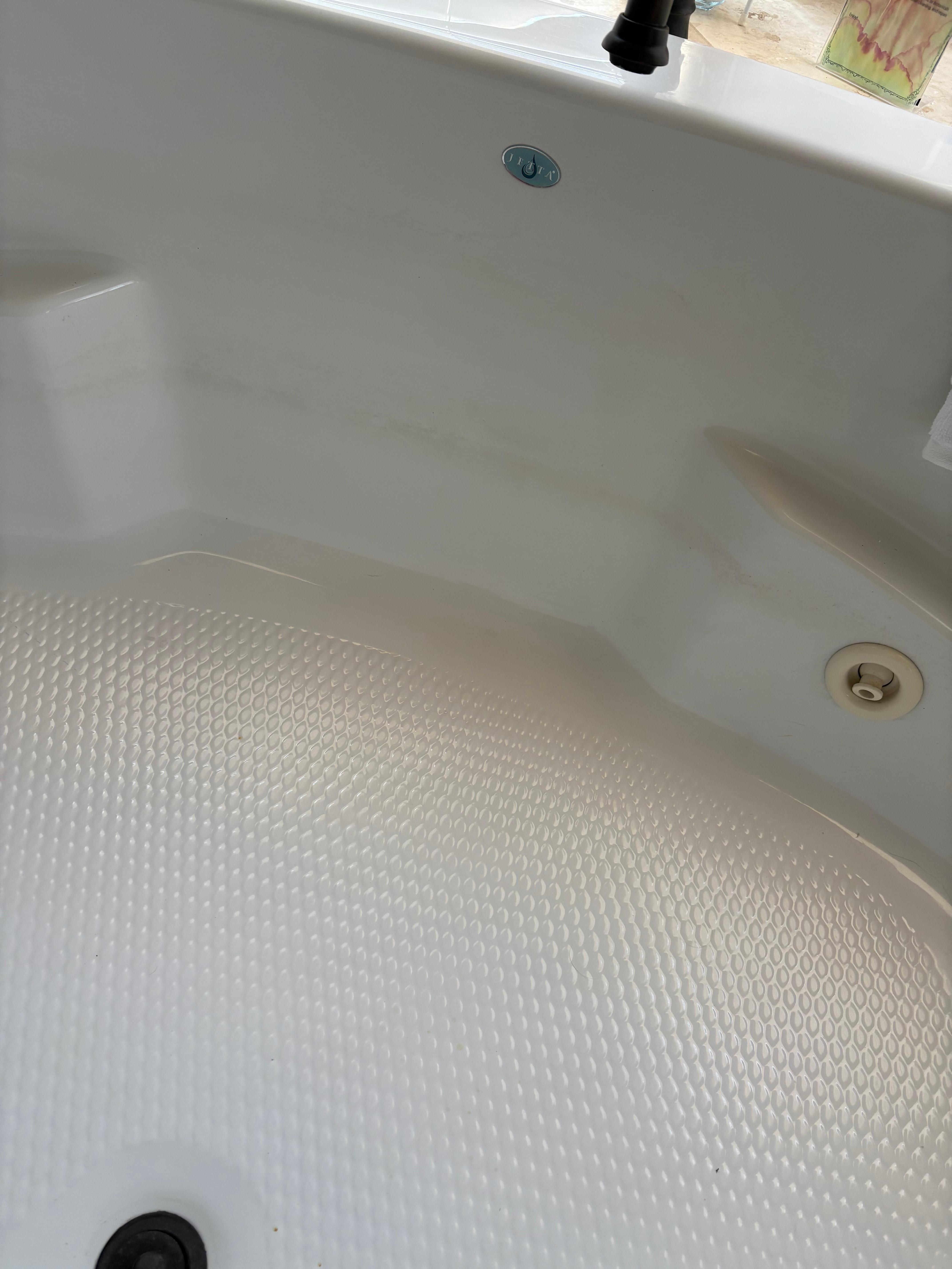 Master bedroom tub had a dirt ring around it. Toilets and mirrors were not clean in all bathrooms. 