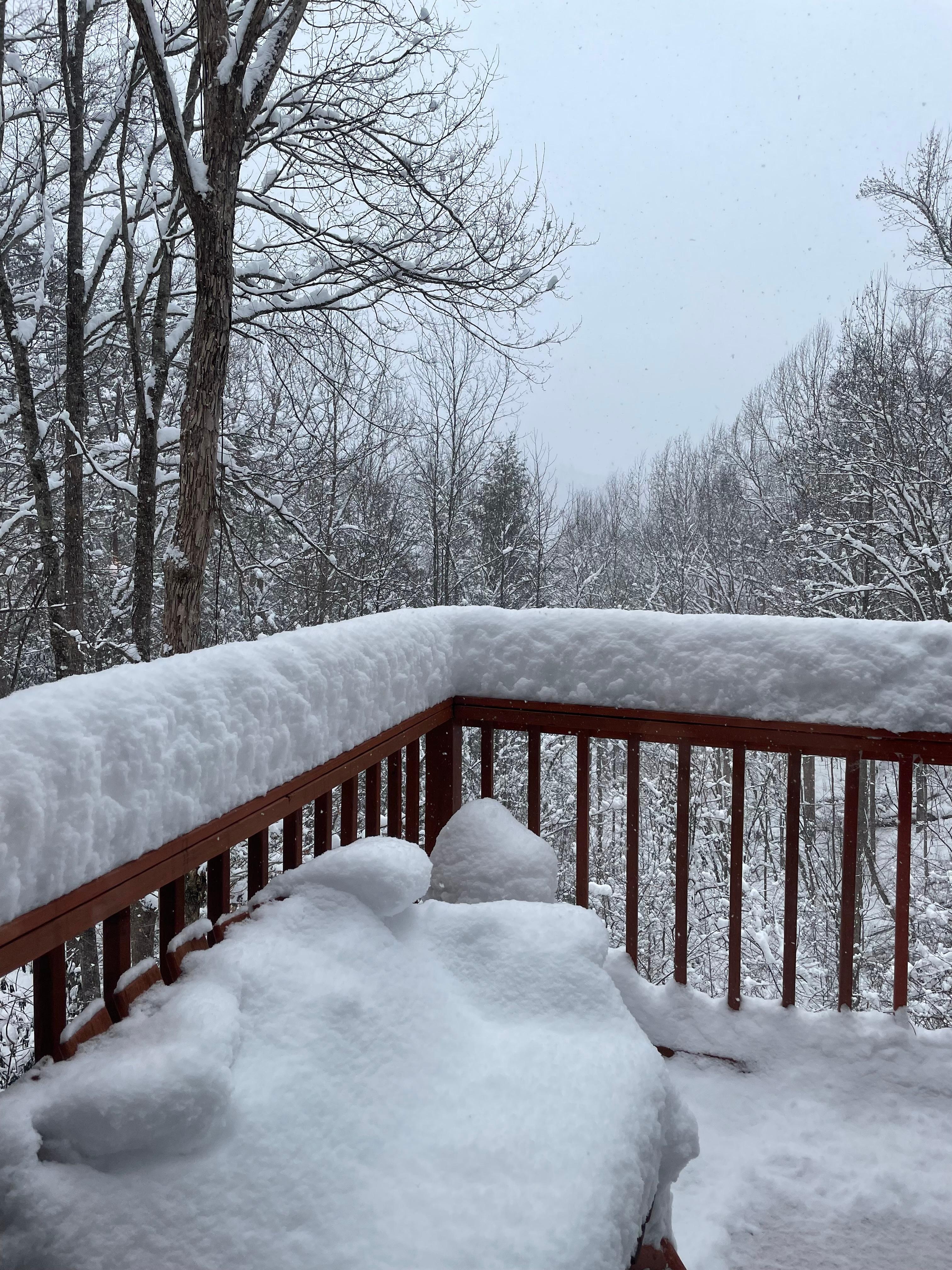Snowed in with 15 inches of snow