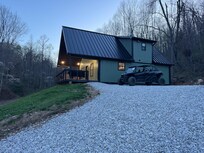 Perfect night view from the bottom of the hill!