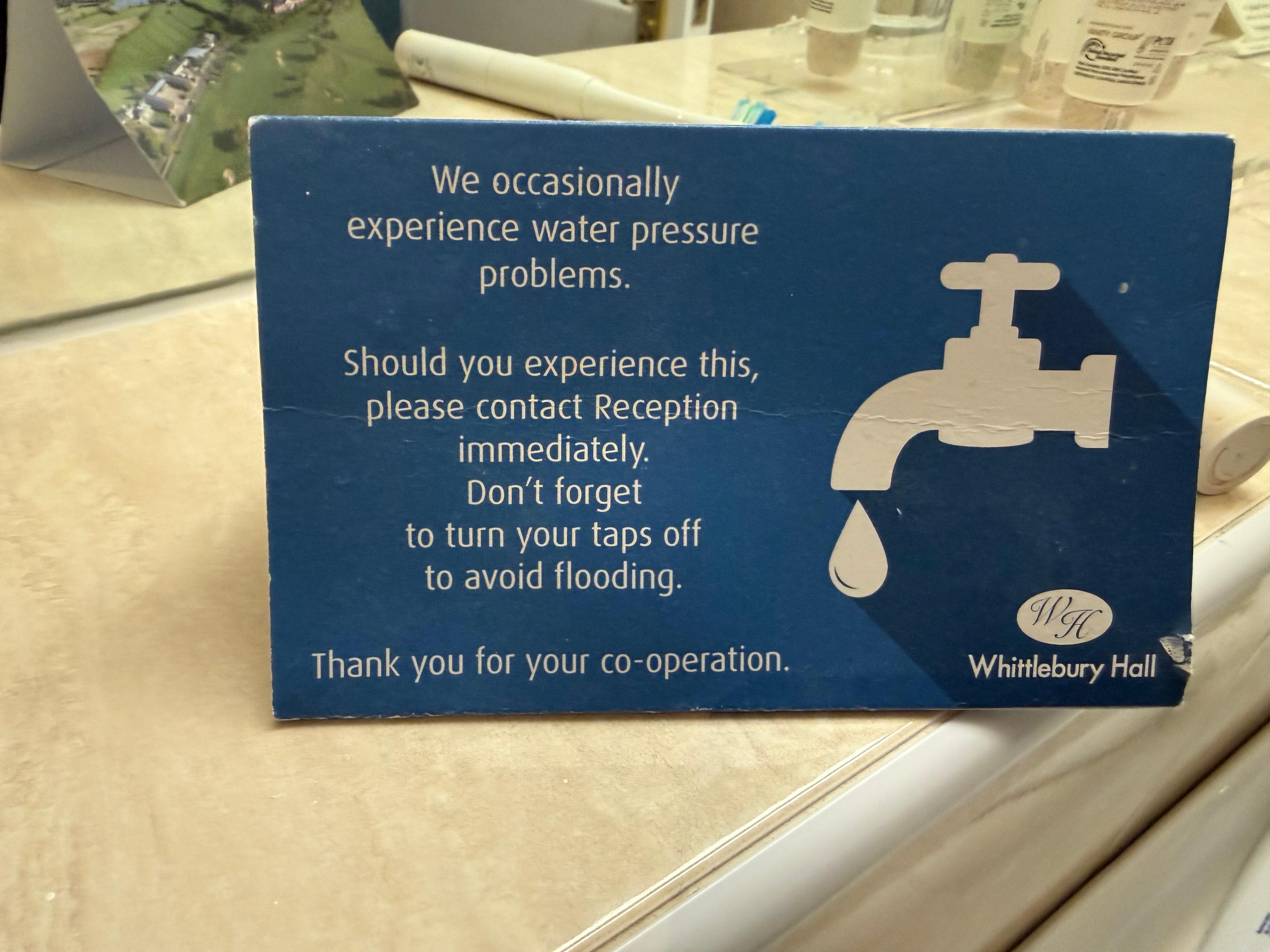 If you can make a sign you can get it fixed or not rent the room. 