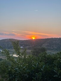 Sunset from one of the balconies