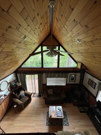 View from the bedroom loft