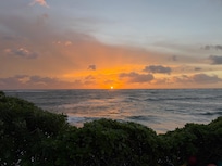 One of many beautiful sunrises seen from the back deck