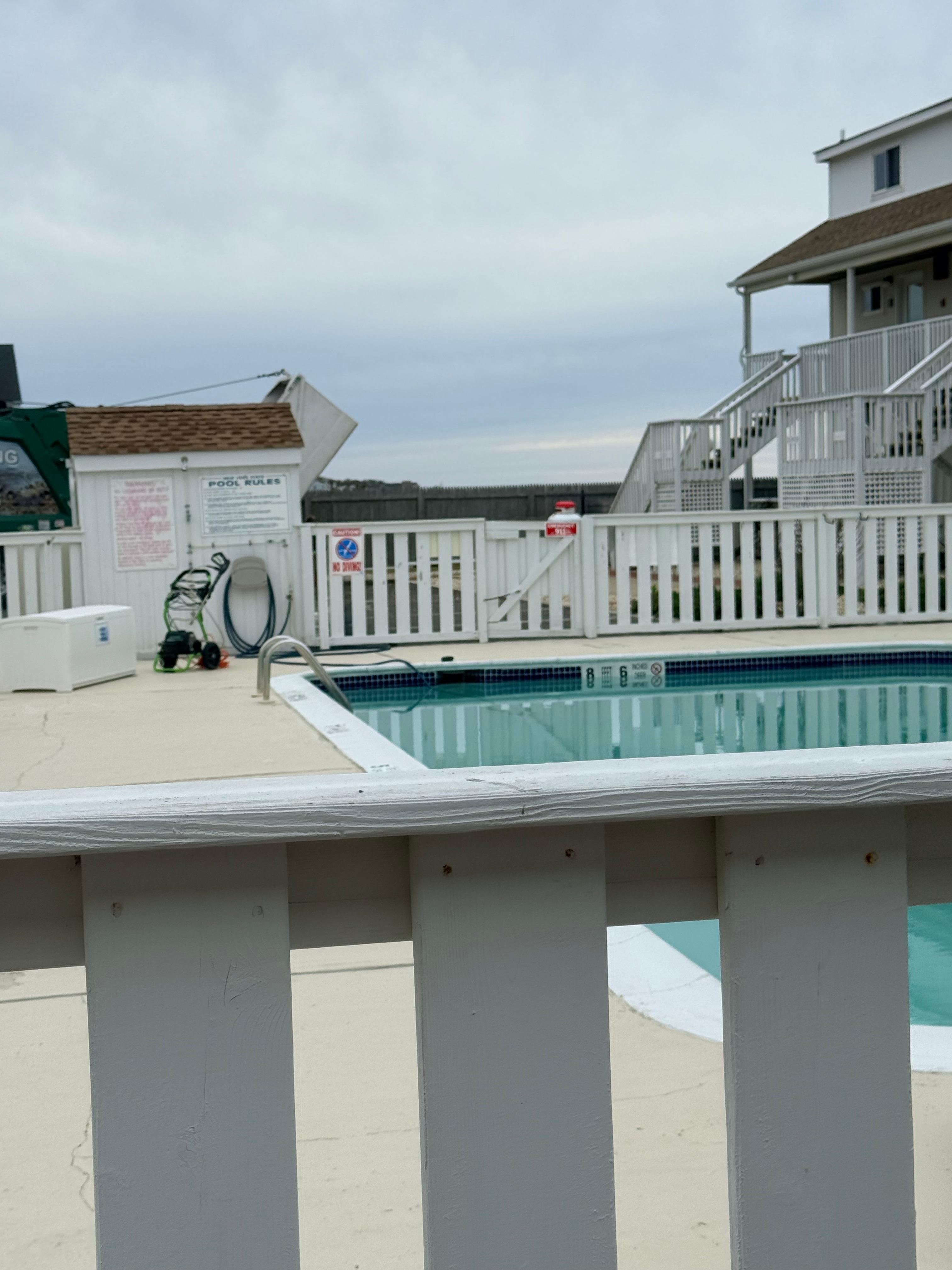 Pool is right outside your door