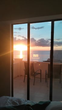 Un amanecer espectacular desde la habitación