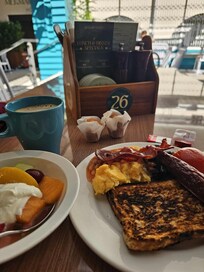 Breakfast was just right.