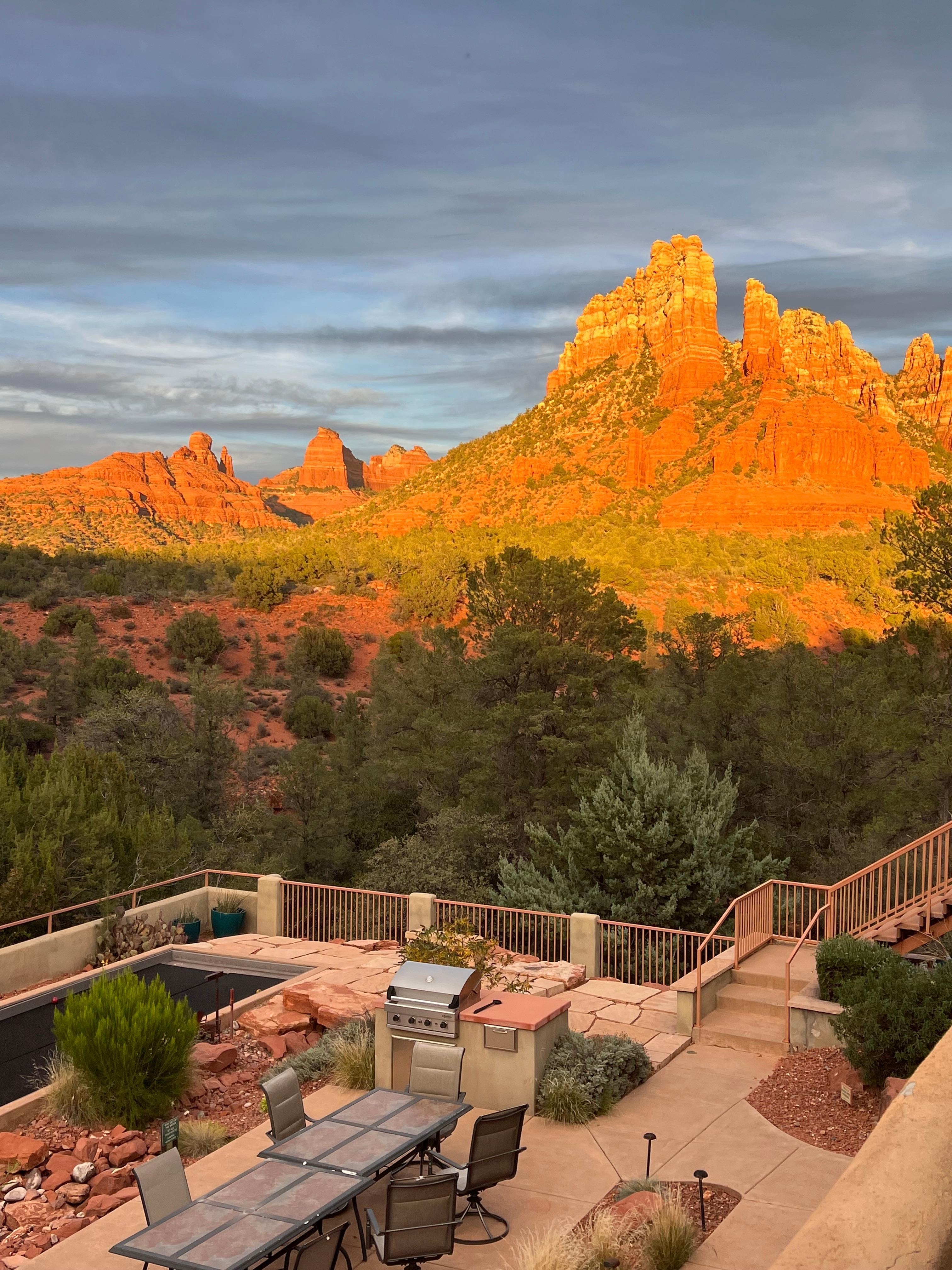 View from our deck/front door