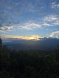 Sunrise over the mountains