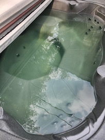 Slimy hot tub