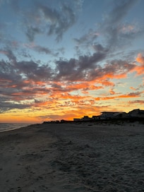 Sunset on the beach