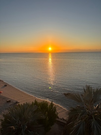 Sunrise view from the balcony