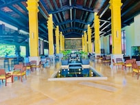 Lobby of resort