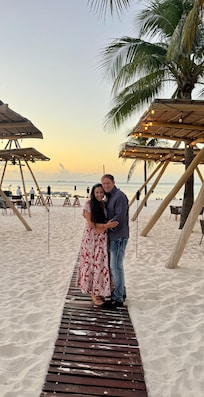 Came here for our 1 year anniversary and it was an incredible blessing to us. Very clean and classy, staff was very kind and helpful and food was delicious. Beach was so nice and clear water free from seaweeds so we could swim as much as we wanted.