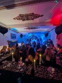 Large ball room we had the party in with entertainment