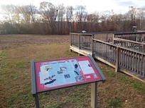 safe viewing of Eagles nests from platform at park