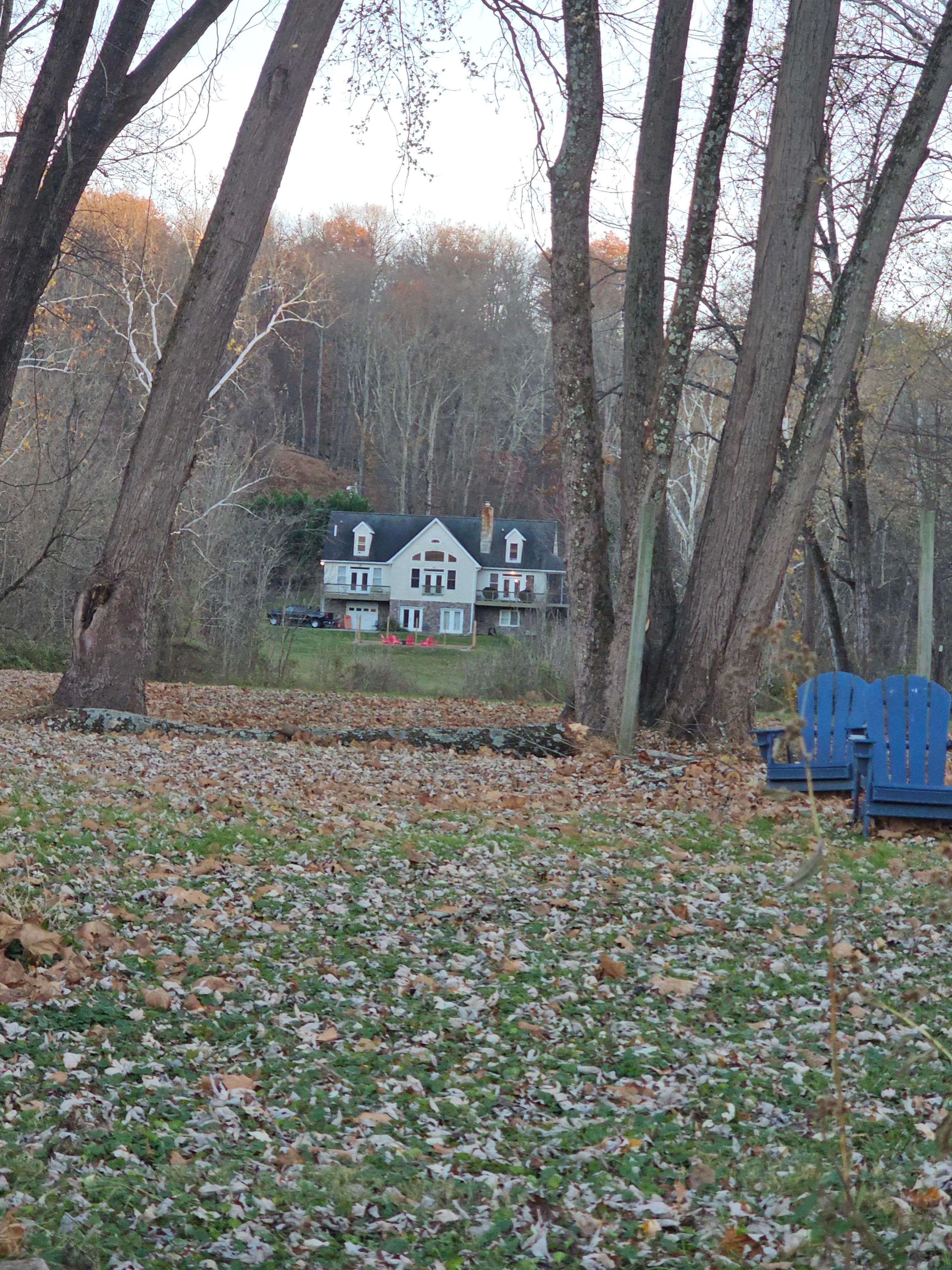 View of house from the river
