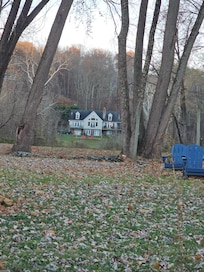 View of house from the river