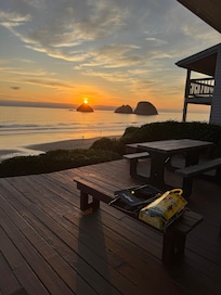 Sunset Viewed from the deck
