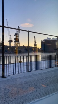 Ausblick beim Frühstück