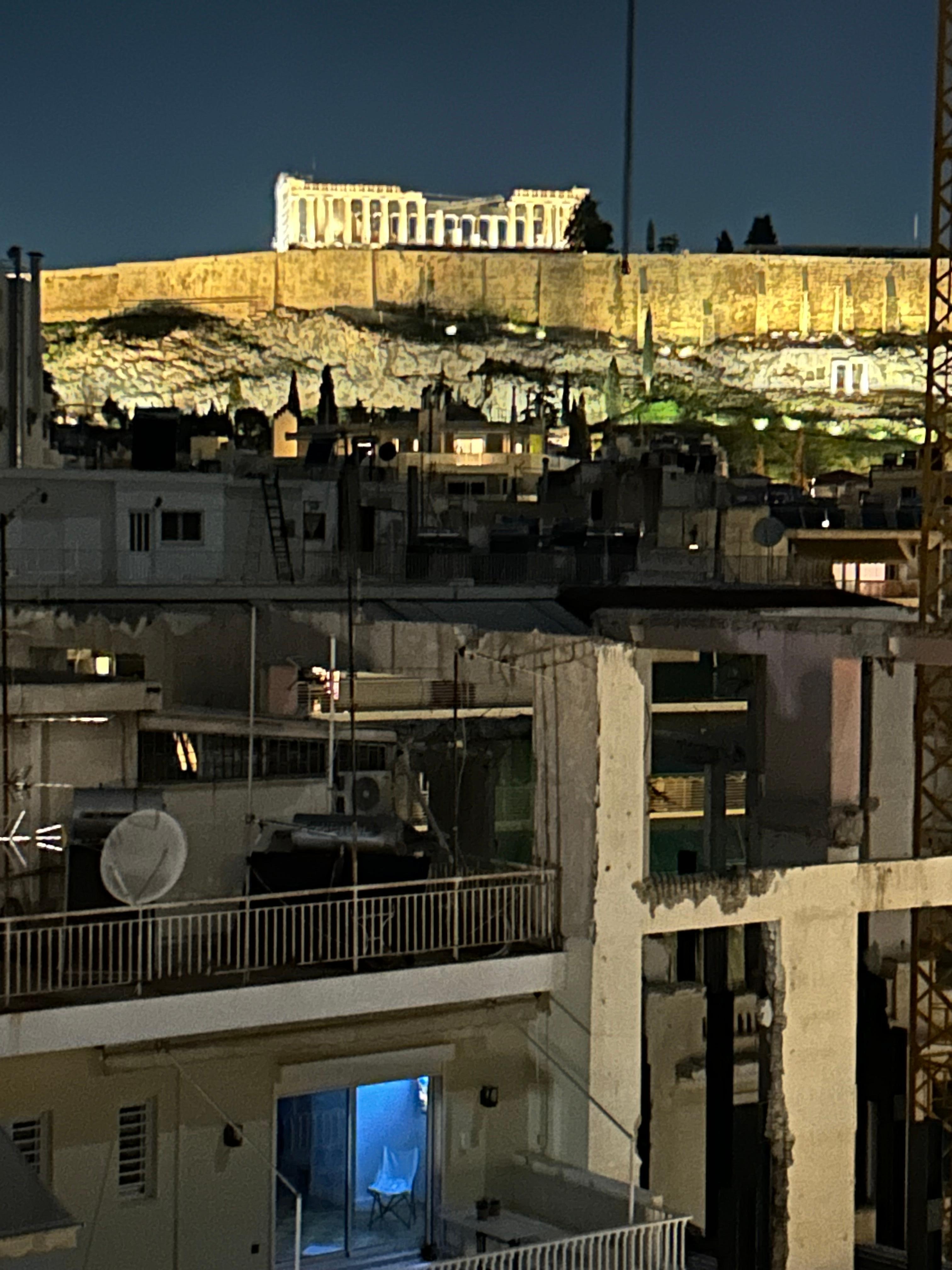 View from the hotel restaurant.