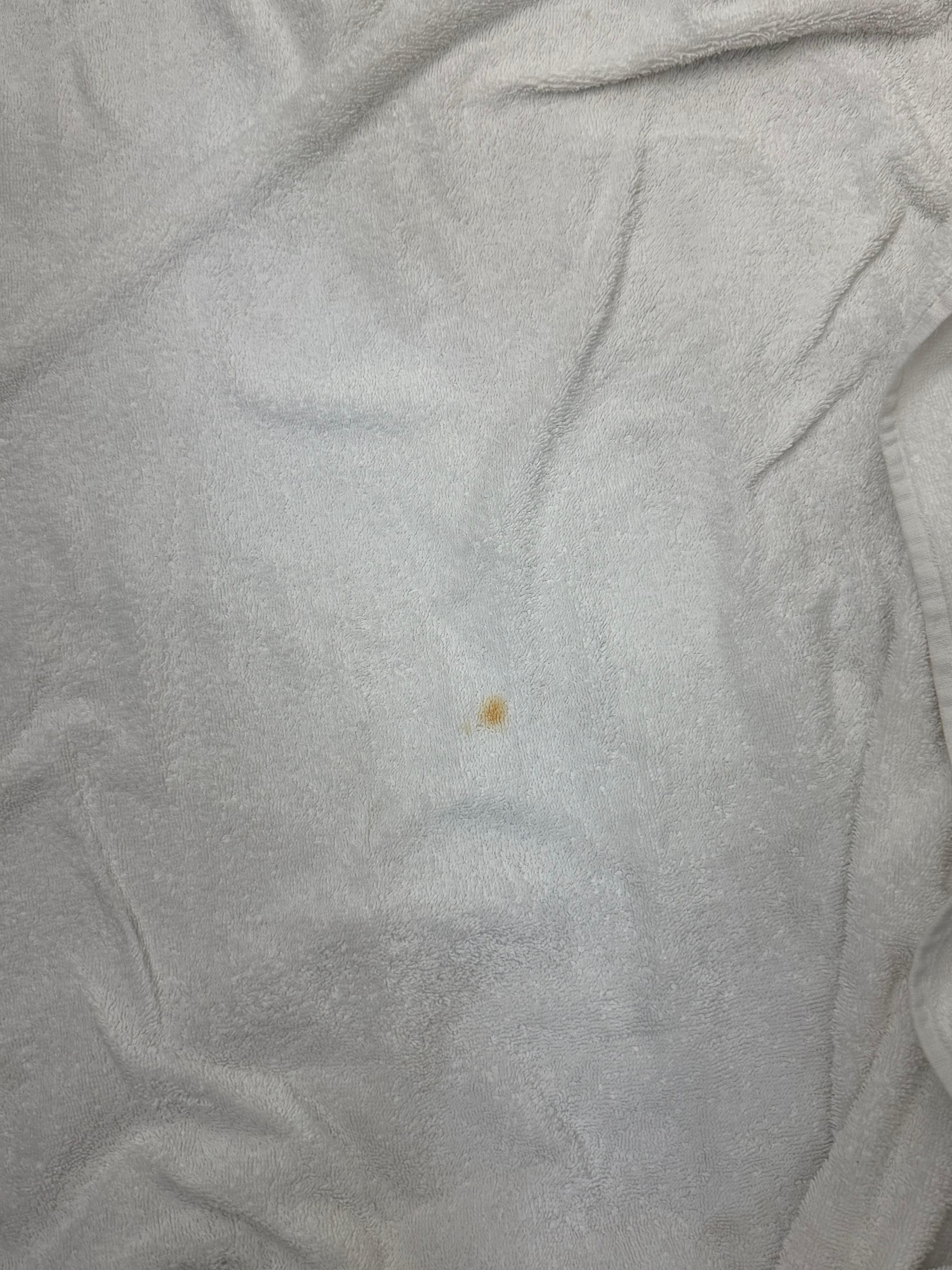 Blood stains in the towels