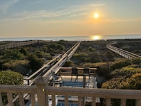 View from Master bedroom deck. So lovely in the morning!