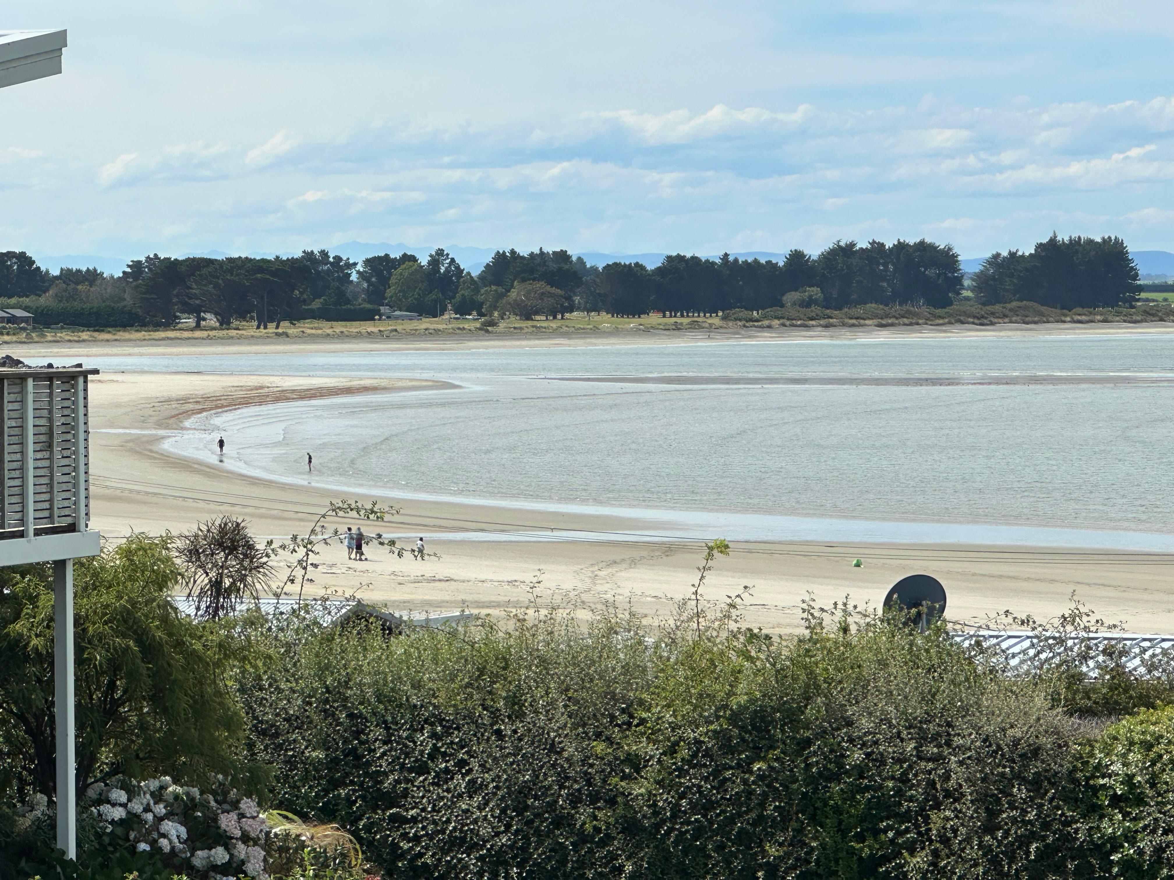 View from deck looking toward River Mouth