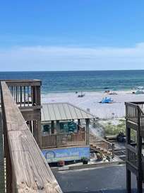 View from room front door