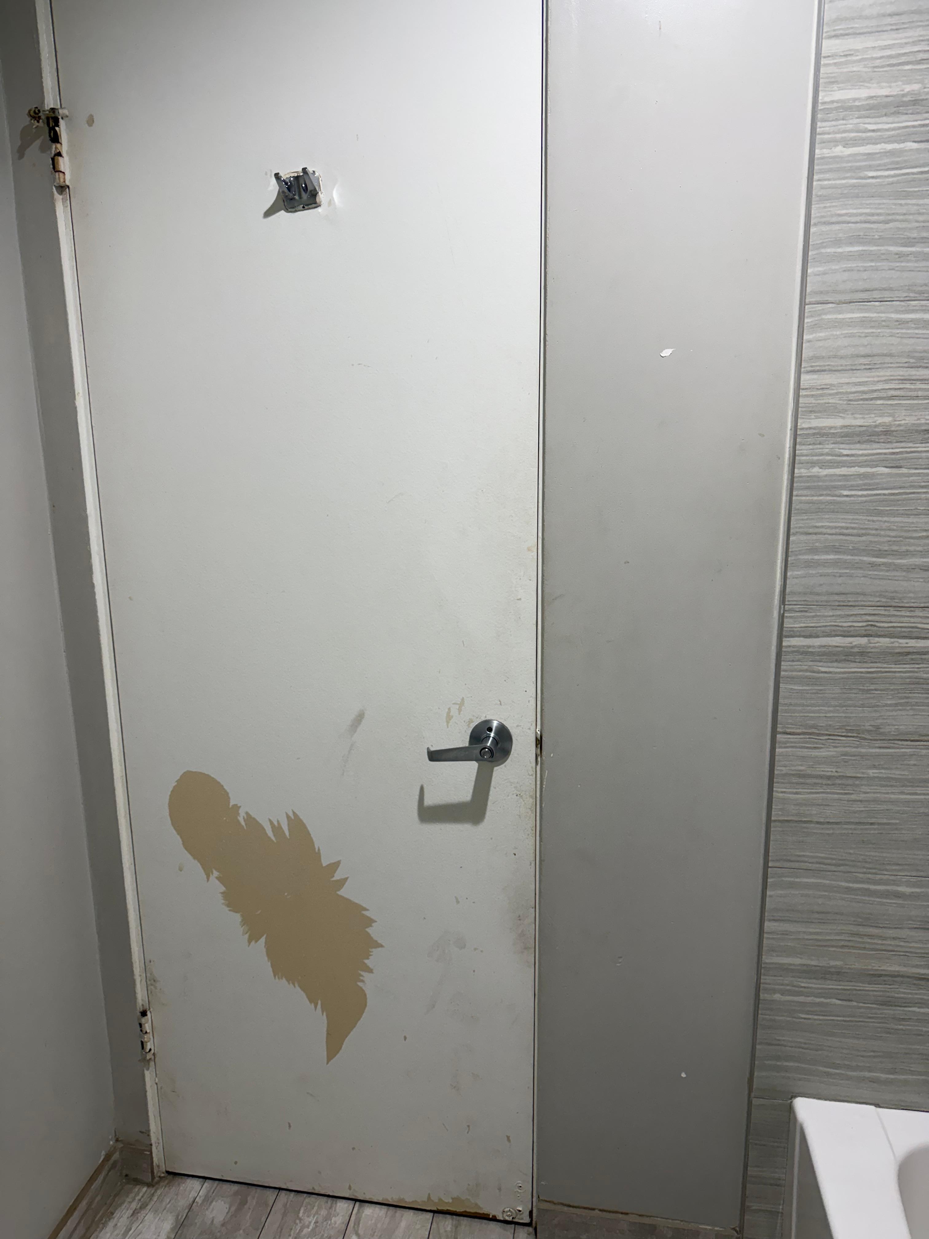 Bathroom door