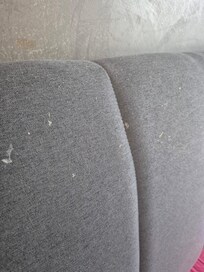 boogers all over the bed head