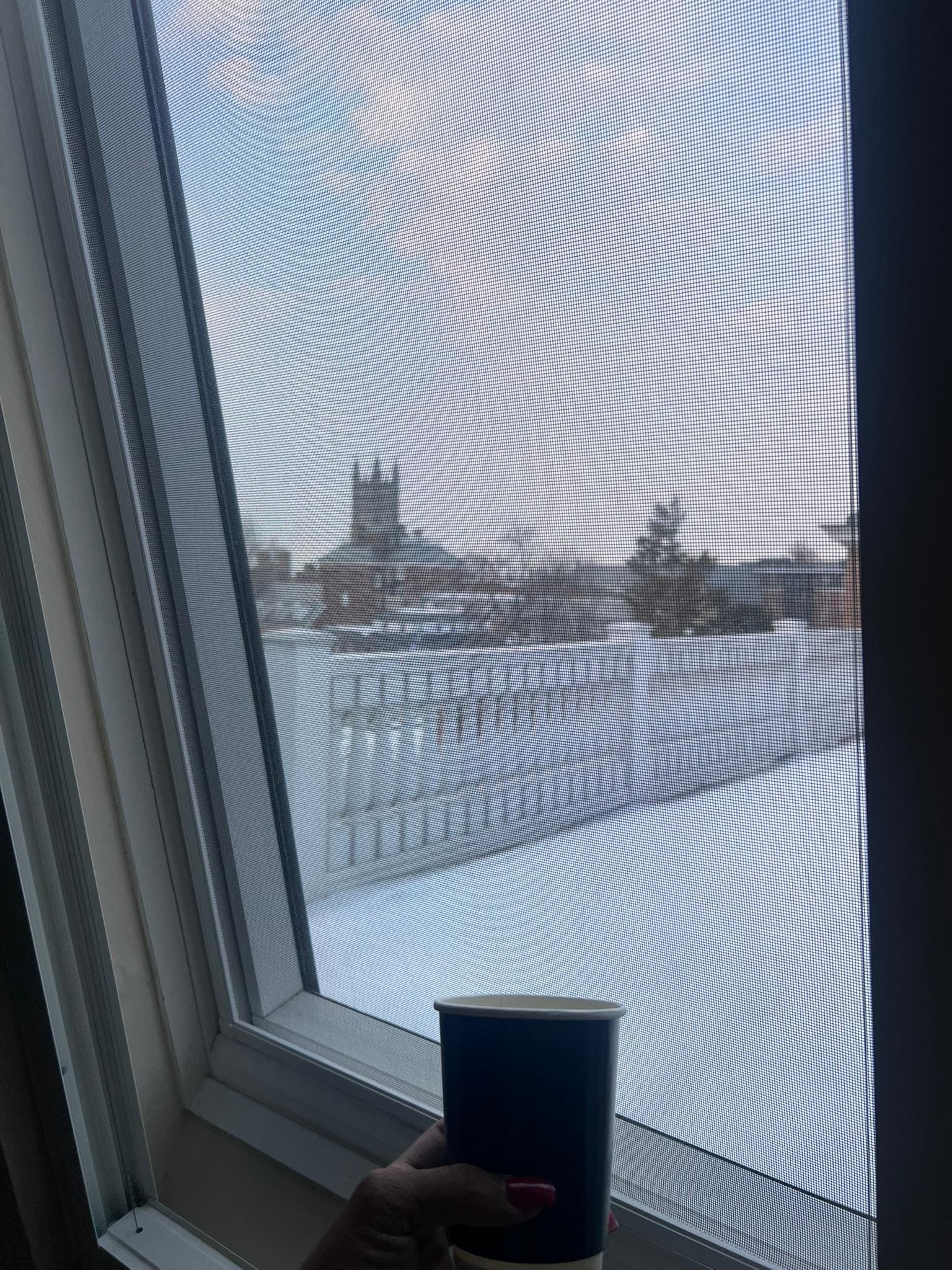 View from my room in the 5th floor. 