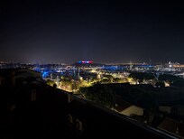 From the roof deck.