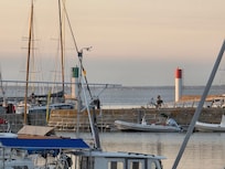 Blick zur Hafenausfahrt