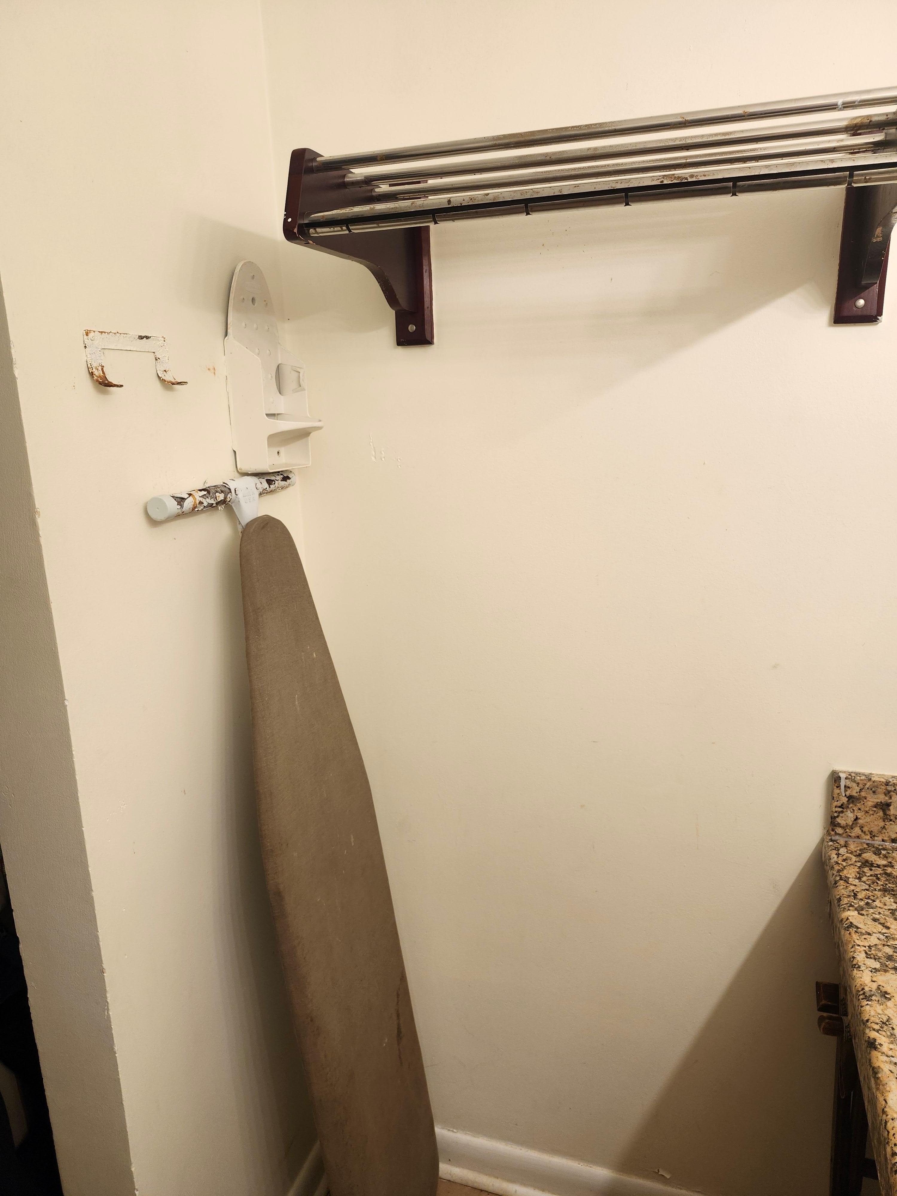 No Hagerstown
Rusty ironing board 
No iron 