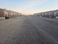 Rooms are lined up all next to each other.