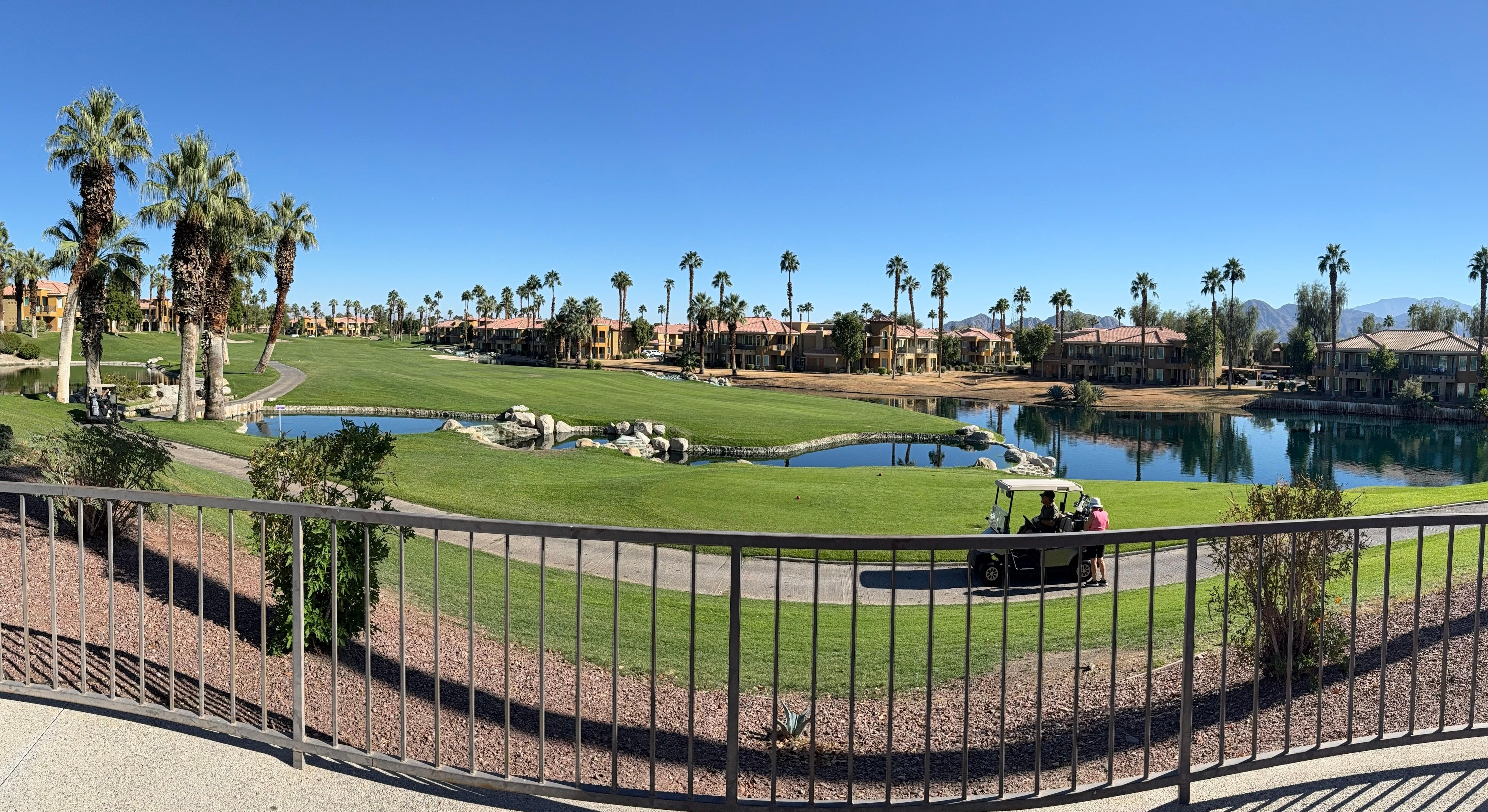 View from our balcony 