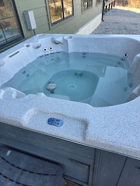 Hot tub on arrival