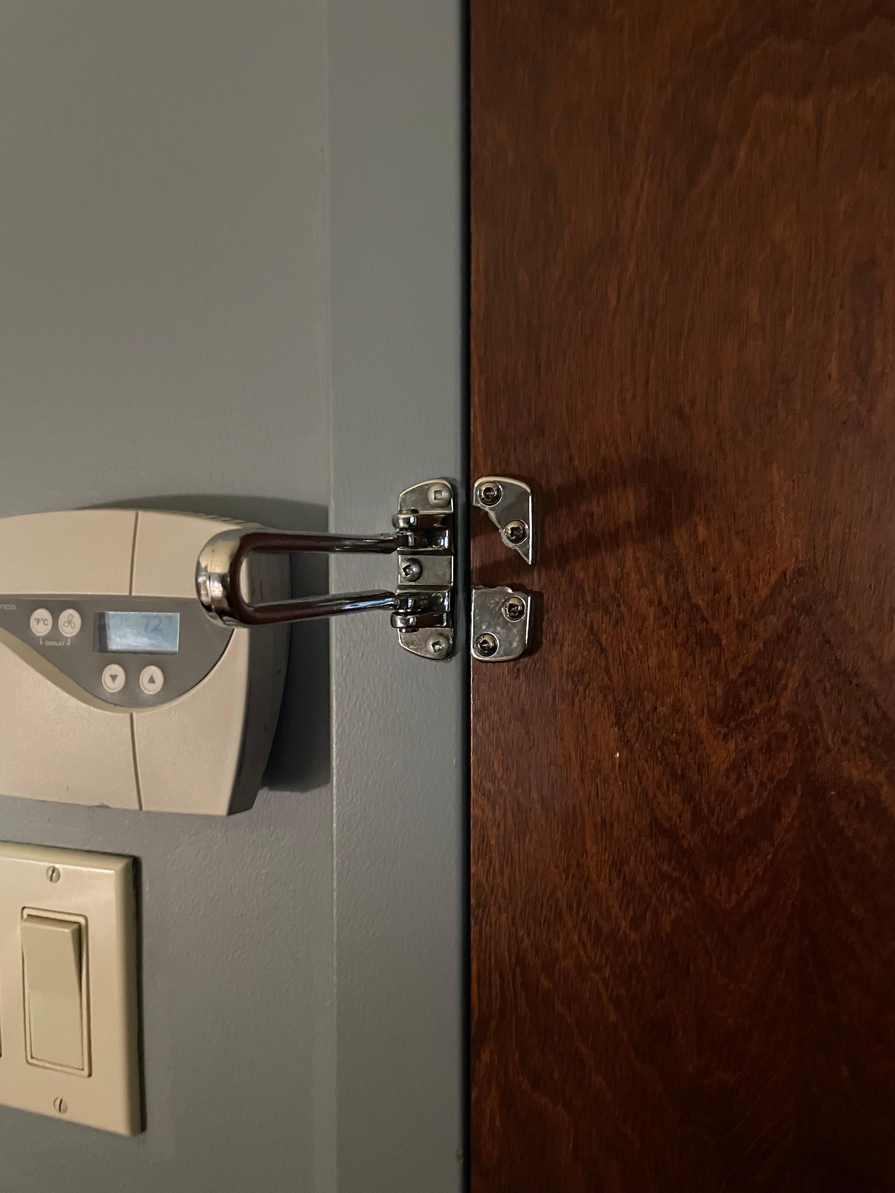 Broken security lock