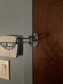 Broken security lock