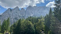 Bergen in Slovenië net over de grens