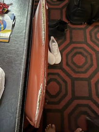 Chair has seen better days