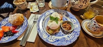 Avocado toast & poached eggs 🥰
Scone was great & a nice pot of hot tea.