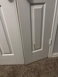 Almost every room has damage to walls or doors. Highly recommend installing some door stops. They are very cheap and will save you a lot of money in repairs.