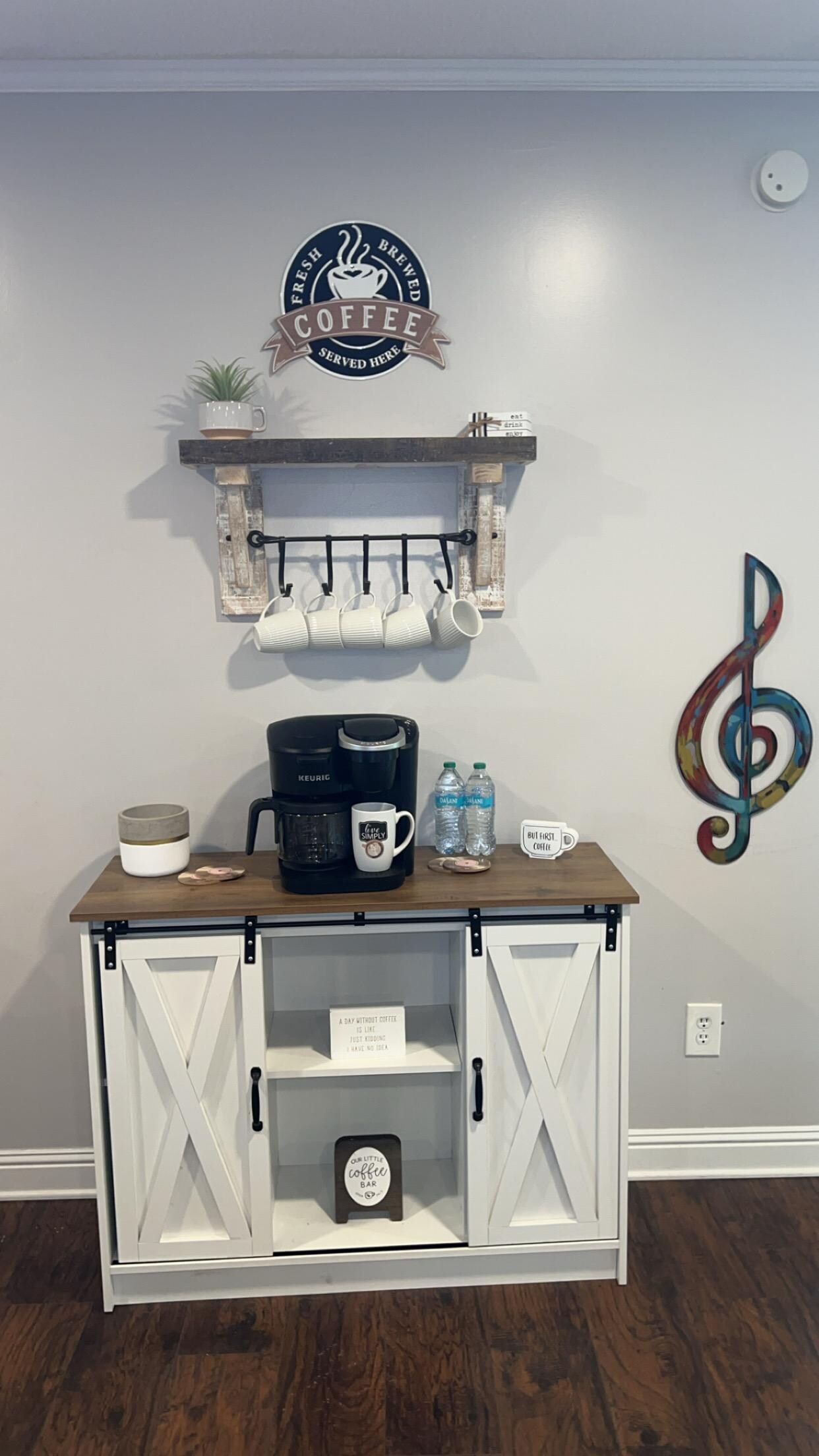Loved the little coffee station 